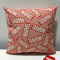 クッションカバー「マーベル ロゴ」45角/アウトレット＆ベッドルームギャラリー横浜/数量限定品