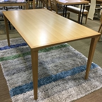 ダイニングテーブル「AX3」ビーチ材ナチュラルブラウン色／数量限定