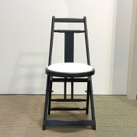 折りたたみ椅子KC-1#ダークブラウン色/PVCIV /アウトレット&ベッドルームギャラリー横浜展示品