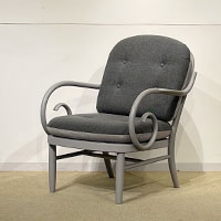 アームチェア「75EB」A16 A18　EBクールグレー/アウトレット＆ベッドルームギャラリー横浜展示品