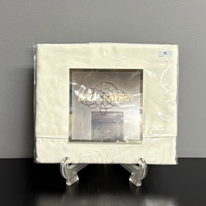 ★ピローケース封筒型(大)「モダンローズ3」ホワイト/アウトレット＆ベッドルームギャラリー横浜在庫品