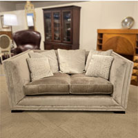 ラブソファ 「ホリスター」布ベージュ/アウトレット&リワース大阪南港展示品