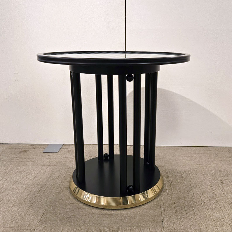 テーブル「フレダーマウス」ゴールド 直径66cm　/アウトレット＆リワース大阪南港展示品