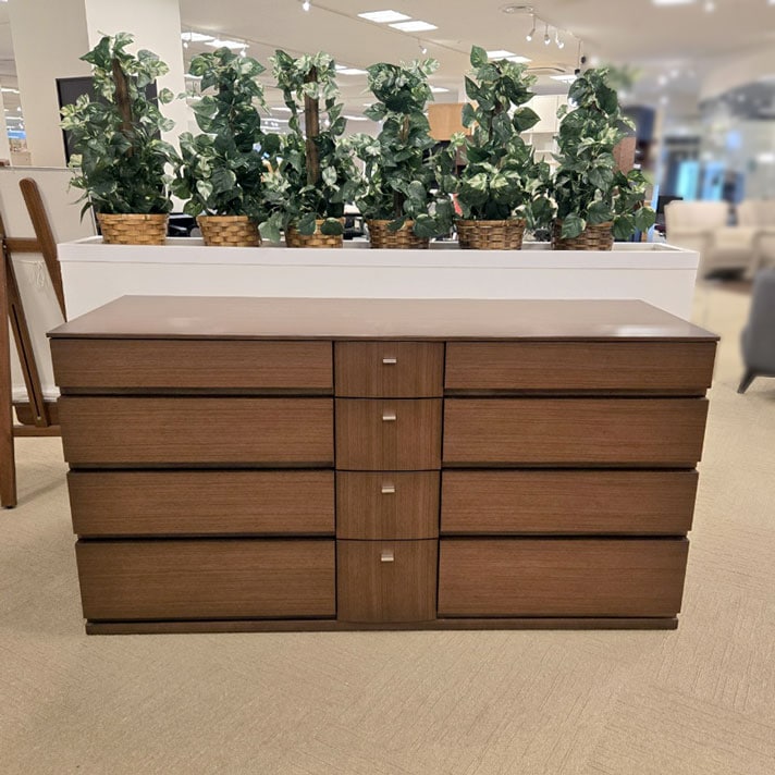 チェスト「OL-ファビュラス」幅148cm ウォールナット材/アウトレット&リワース大阪南港展示品