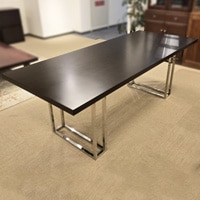 テーブル「ＯＬーコーダ」黒檀 幅210cm/アウトレット＆リワース大阪南港展示品