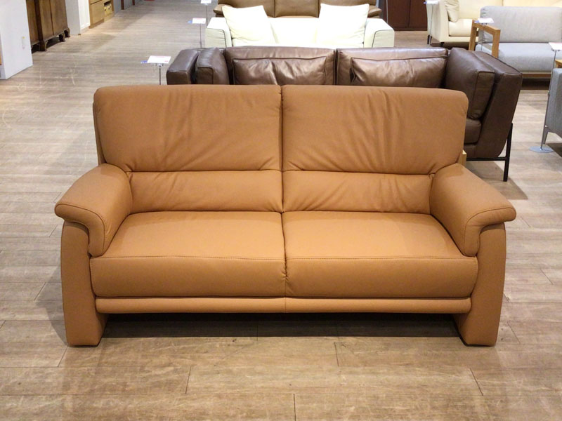 IDC 2.5人掛けソファー 大阪府発送限定】IDC大塚 本革 イタリア製 2.5人