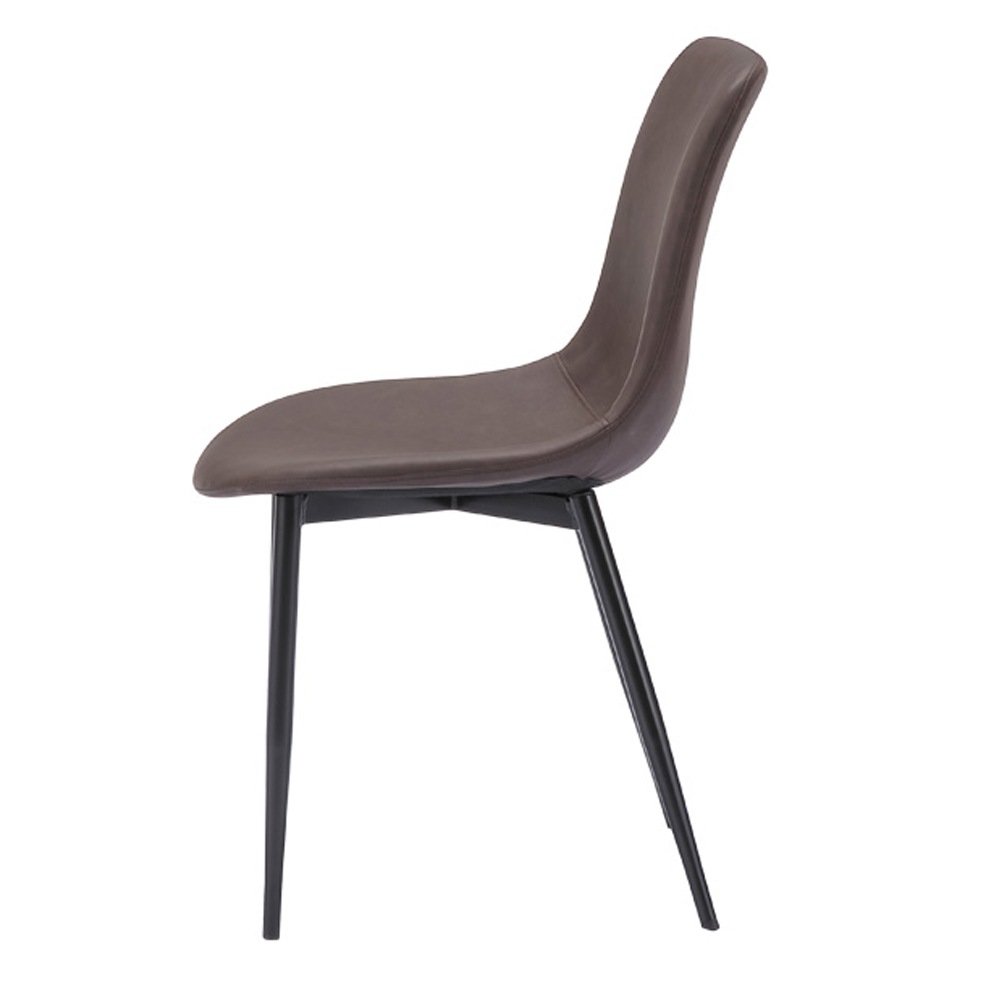 ダイニングチェア「Aldo アルド TDC-9910」合成皮革 ダークブラウン色【オンラインショップ限定品】