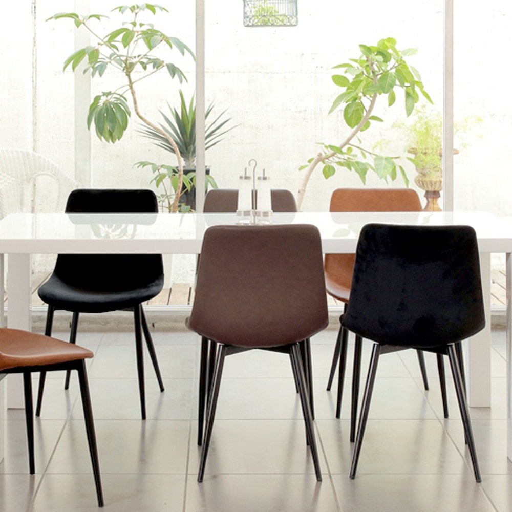 ダイニングチェア「Aldo アルド TDC-9910」合成皮革 ダークブラウン色【オンラインショップ限定品】