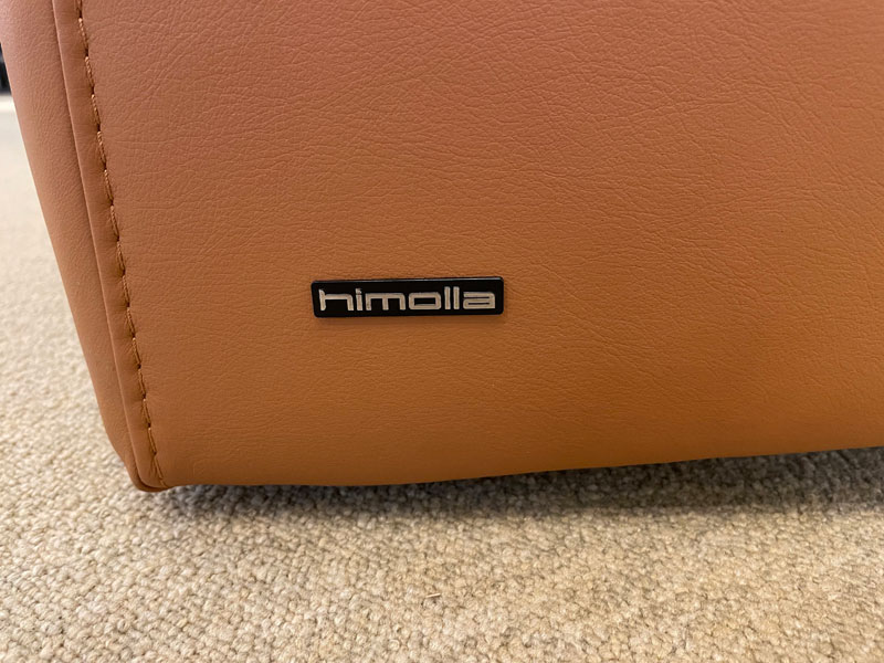 ソファ「ベルク」革ニューライトブラウン / 数量限定お買い得品（新品）