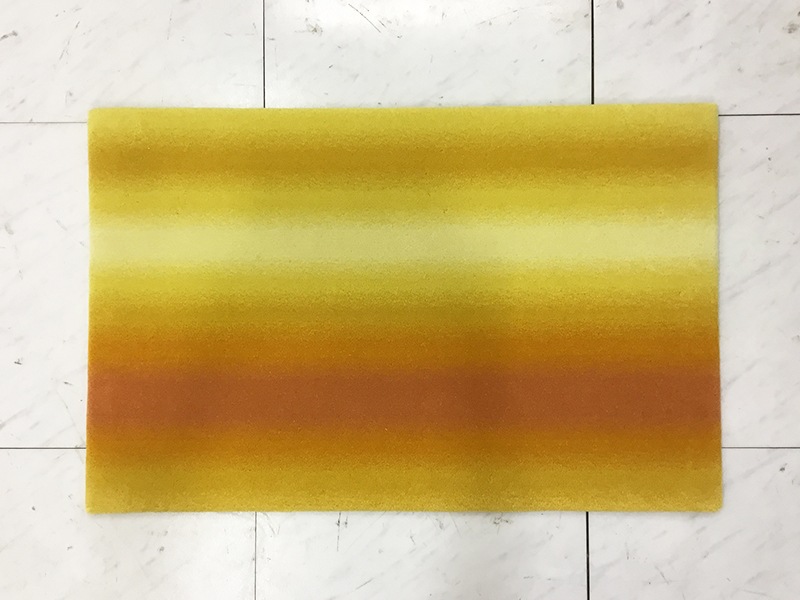 ラグマット「段通 うららか S　防炎」/アウトレット＆ベッドルームギャラリー横浜展示品