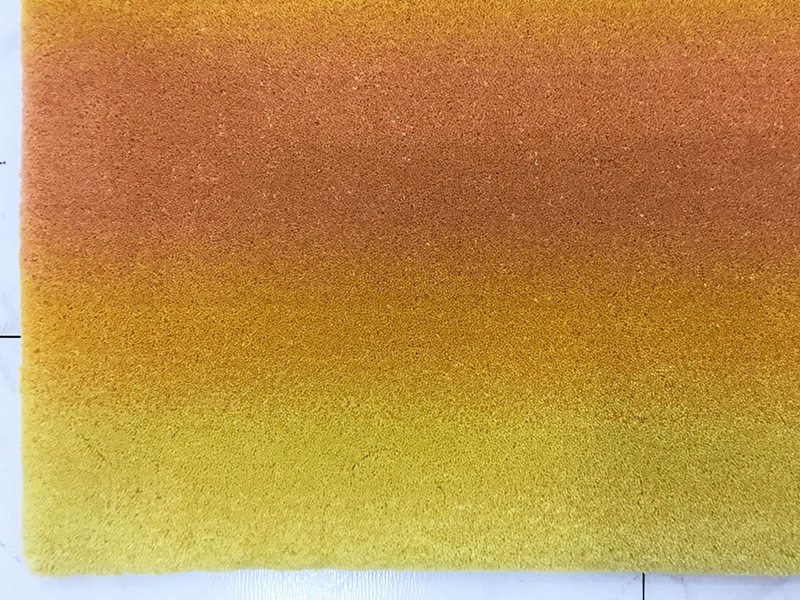 ラグマット「段通 うららか S　防炎」/アウトレット＆ベッドルームギャラリー横浜展示品