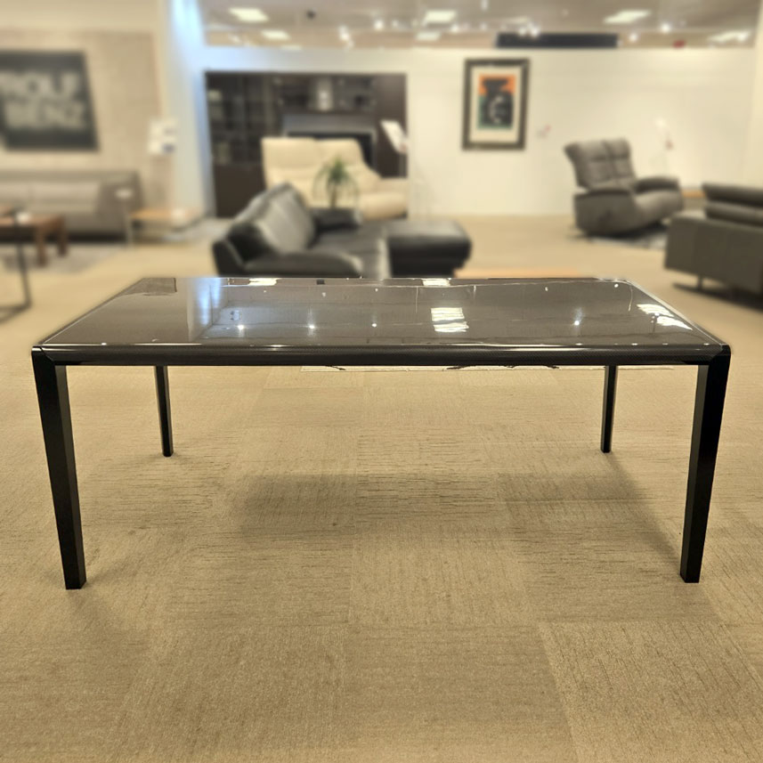 ダイニングテーブル「KOD-CCT180」カーボン ポリエステル塗装