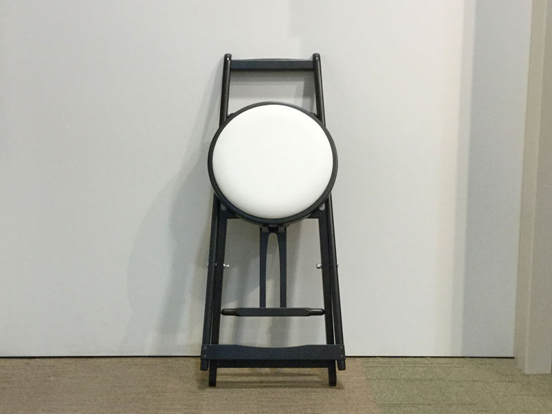 折りたたみ椅子KC-1#ダークブラウン色/PVCIV /アウトレット＆ベッドルームギャラリー横浜展示品