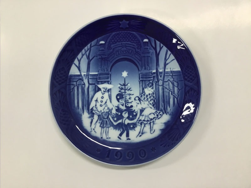 ロイヤルコペンハーゲン　イヤーズプレート 1990年 【箱無し】南船橋店展示品