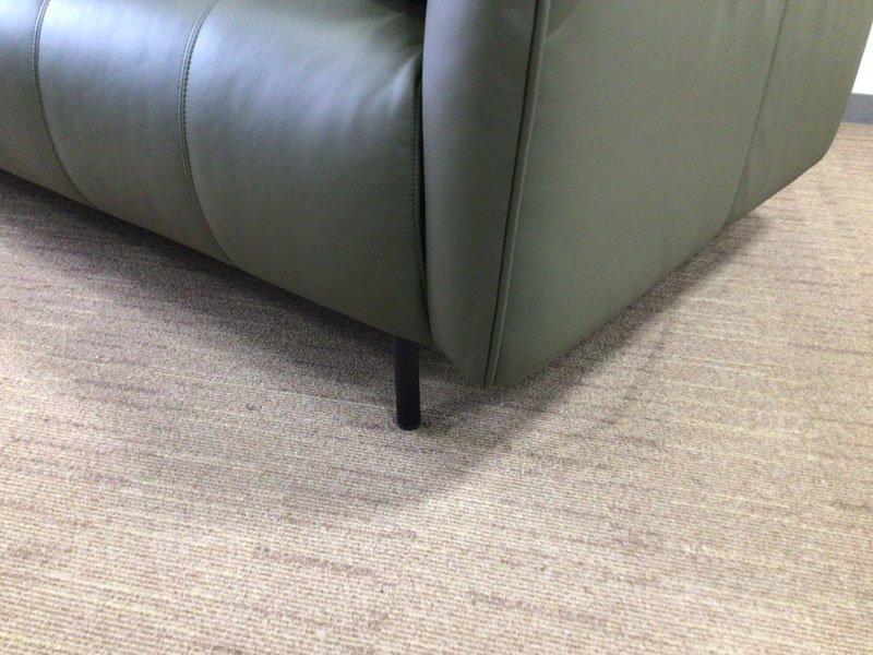 ソファ 2.5人掛け「L/S 72（エルエス72）」幅178cm 革 #H/S-548E ダークオリーブ色／アウトレット＆ベッドルームギャラリー横浜展示品