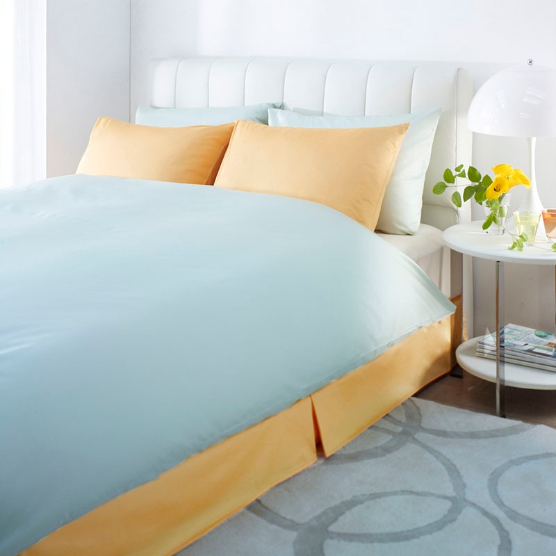 ベッドスカート ルネッタ /色・ブルー/サイズ・セミダブル/数量限定お買い得品