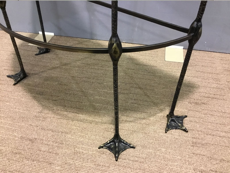 オリーブグリーン コンソールテーブル オリーブグリーン コンソールテーブル