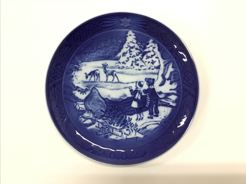 ロイヤルコペンハーゲン　イヤーズプレート 2002年 【箱無し】南船橋店展示品