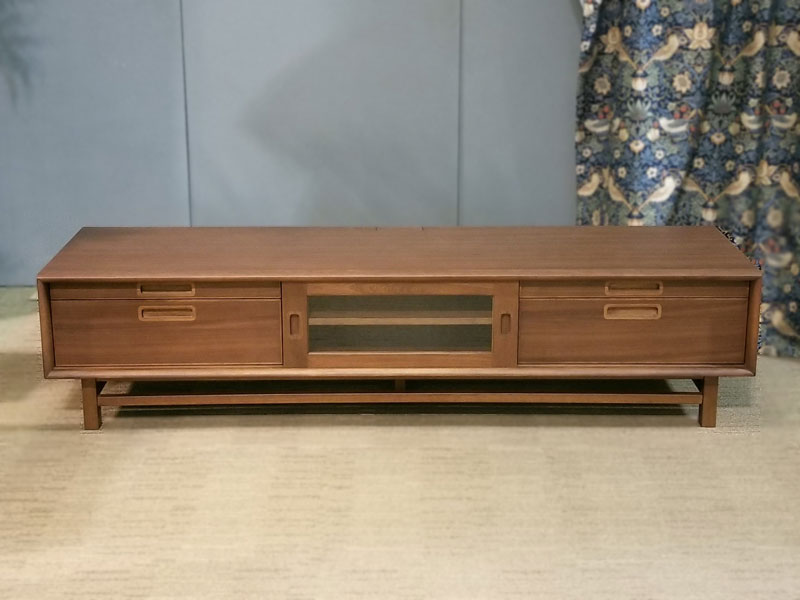 テレビボード「フィル」幅170cm ウォールナット材 ウォールナット色 / アウトレット＆ベッドルームギャラリー横浜展示品