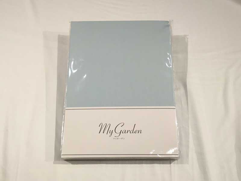 布団カバー　クイーンサイズ「マイガーデン」　パウダーブルー/アウトレット＆ベッドルームギャラリー横浜在庫品