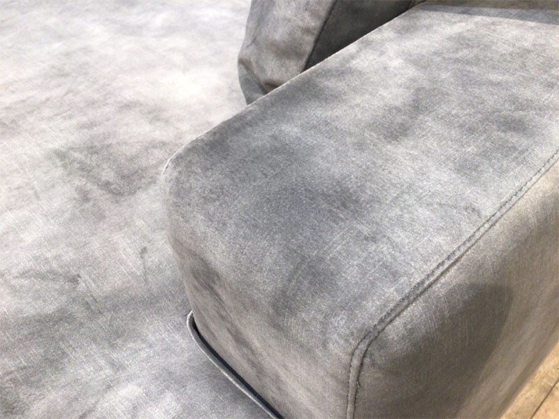 カウチソファ 向って右カウチ「デュオ3」幅202cm ミディアムバック