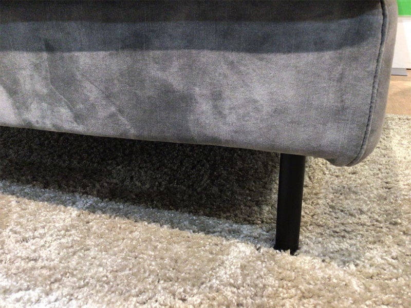 カウチソファ 向って右カウチ「デュオ3」幅202cm ミディアムバック