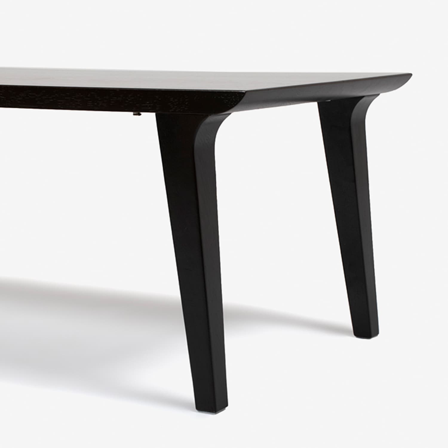 センターテーブル「ハイヒール」 幅105cm オーク材 ダーク