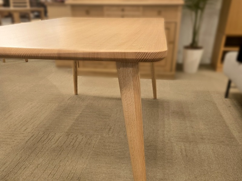 テーブル「セレスタ」オーク材ＮＰ色 幅150cm/アウトレット＆リワース大阪南港展示品
