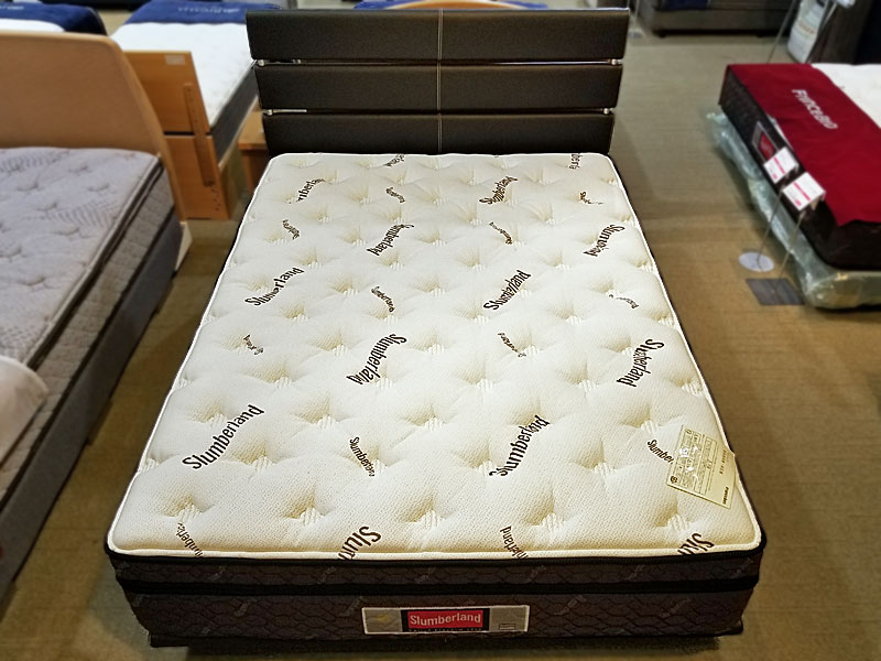 ベッドフレーム｢MODEL.E03C」革DBR ダブルサイズ / 数量限定お買い得品（新品）