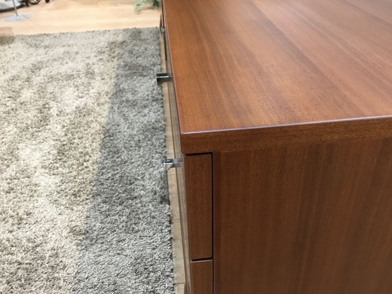 テレビボード「スプレンダー」幅180 背無し ウォールナット材 艶無し /南船橋店展示品