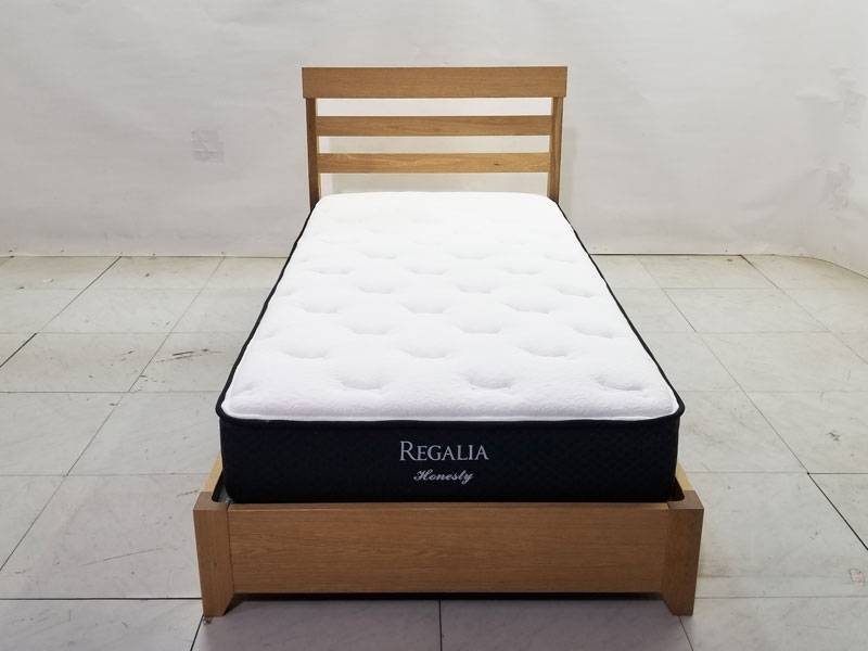 ベッドフレーム+ボトム｢スティルJ/ＳＰ－ＢＯＸＮ」シングルサイズ/WO色/シングルサイズ/数量限定お買い得品（新品）