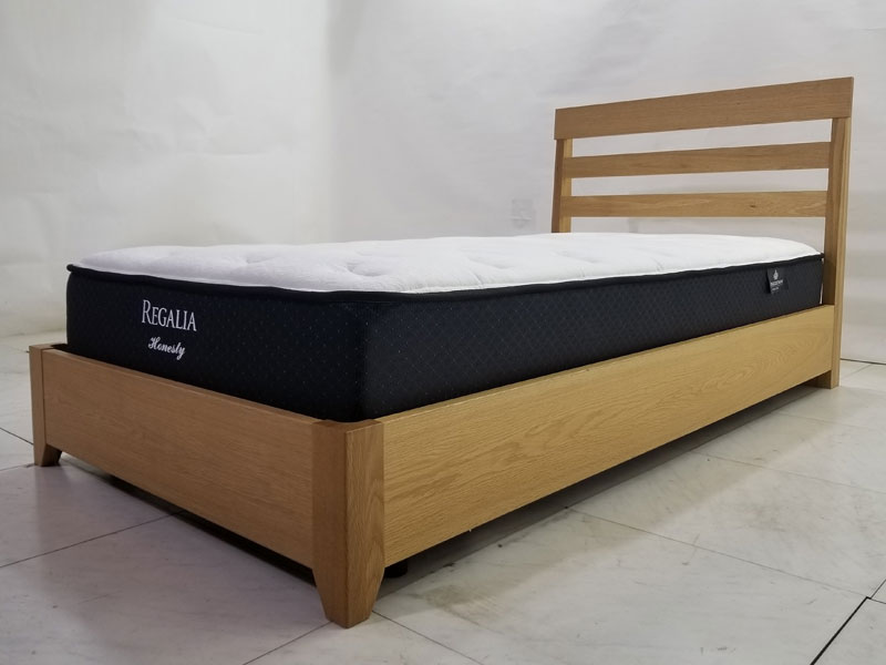 ベッドフレーム+ボトム｢スティルJ/ＳＰ－ＢＯＸＮ」シングルサイズ/WO色/シングルサイズ/数量限定お買い得品（新品）