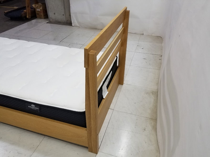 ベッドフレーム+ボトム｢スティルJ/ＳＰ－ＢＯＸＮ」シングルサイズ/WO色/シングルサイズ/数量限定お買い得品（新品）