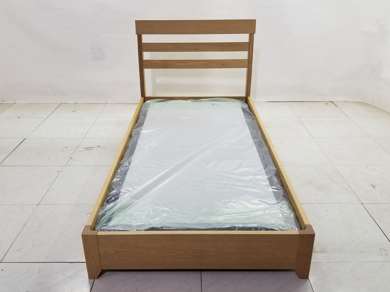 ベッドフレーム+ボトム｢スティルJ/ＳＰ－ＢＯＸＮ」シングルサイズ/WO色/シングルサイズ/数量限定お買い得品（新品）