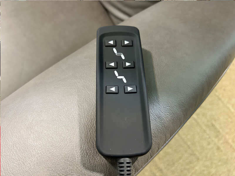 電動リクライニングソファ「オスカー」革グレー/アウトレット＆ベッドルームギャラリー横浜展示品