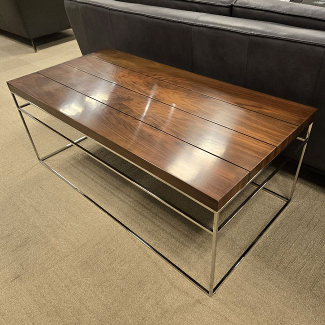 センターテーブル「3050/01」ウォールナット材/アウトレット＆リワース大阪南港展示品