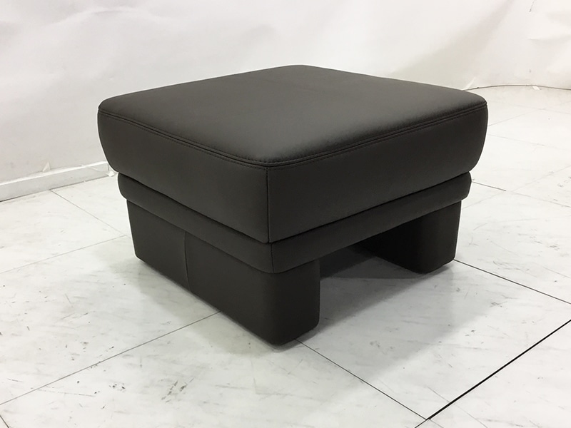 オットマン フーゴ 革DBR#35/ 県外倉庫保管 / 数量限定お買い得