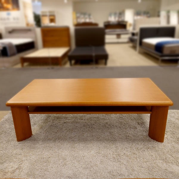 センターテーブル「セルバ」チーク材/アウトレット＆リワース大阪南港展示品