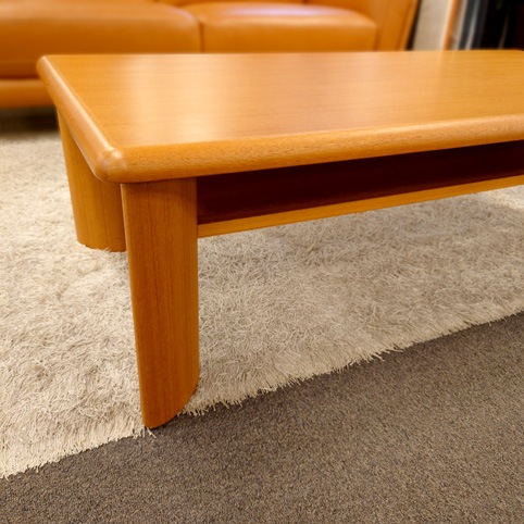 センターテーブル「セルバ」チーク材/アウトレット＆リワース大阪南港展示品