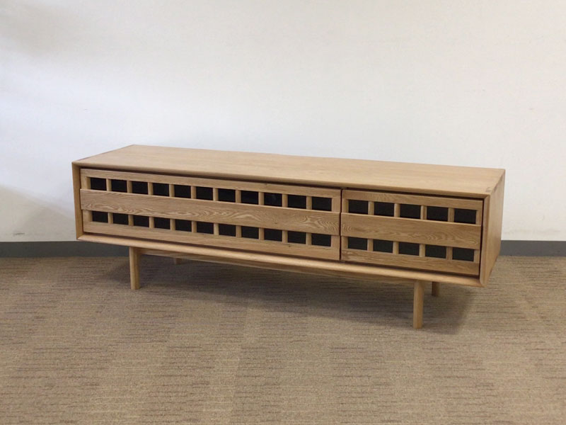 テレビボード「エスアイ」ロータイプ / 数量限定お買い得品（新品）