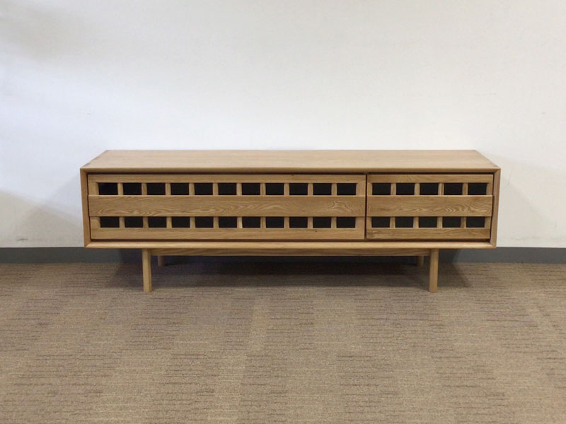 テレビボード「エスアイ」ロータイプ / 数量限定お買い得品（新品）