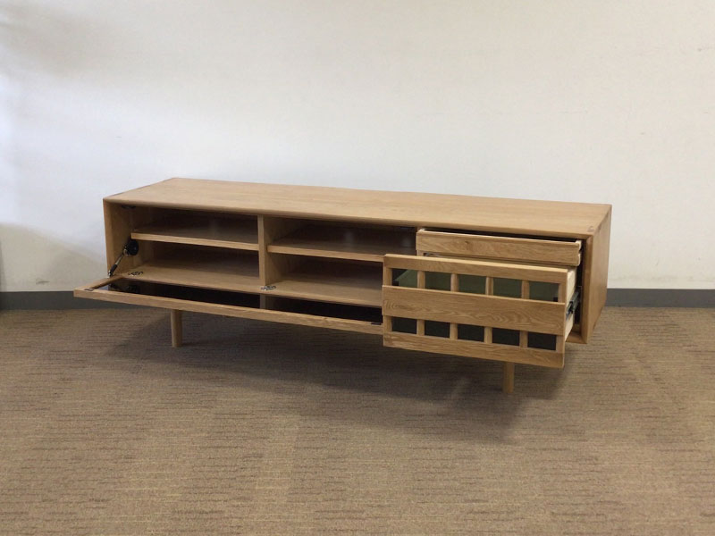 テレビボード「エスアイ」ロータイプ / 数量限定お買い得品（新品）