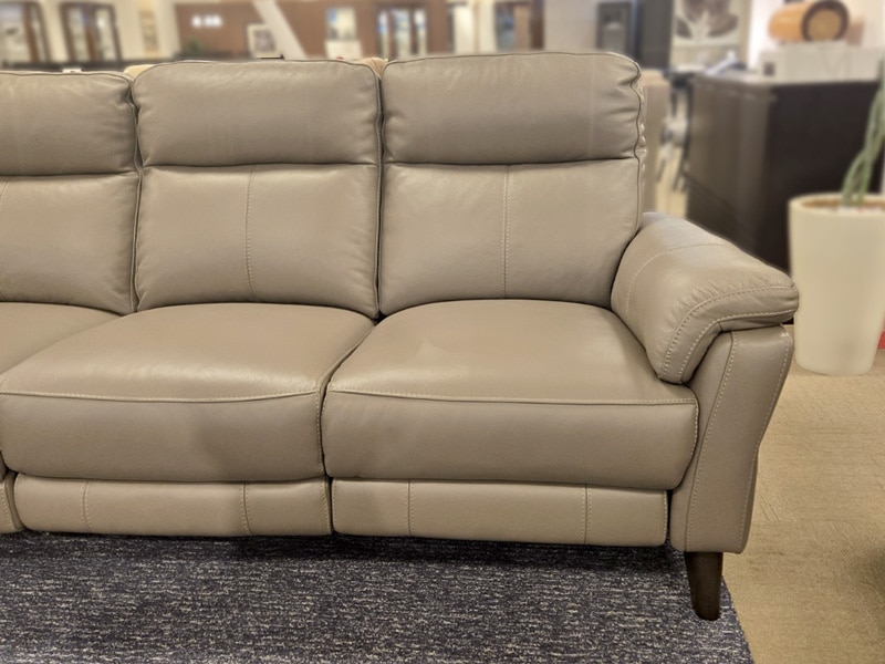 電動ソファ「L/S Motion 65」幅215cm 革#J/S-232E グラナイト色/アウトレット＆リワース大阪南港展示品