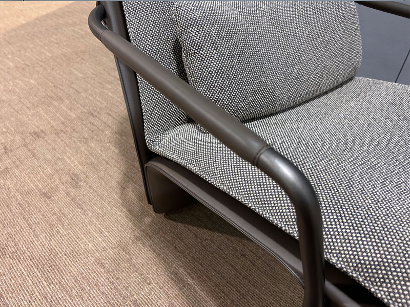 GMFK392○IDC大塚家具 アームチェア フォルテ 総革 グレー 1人掛けソ GMFK392○IDC大塚家具 アームチェア フォルテ 総革 グレー 1人