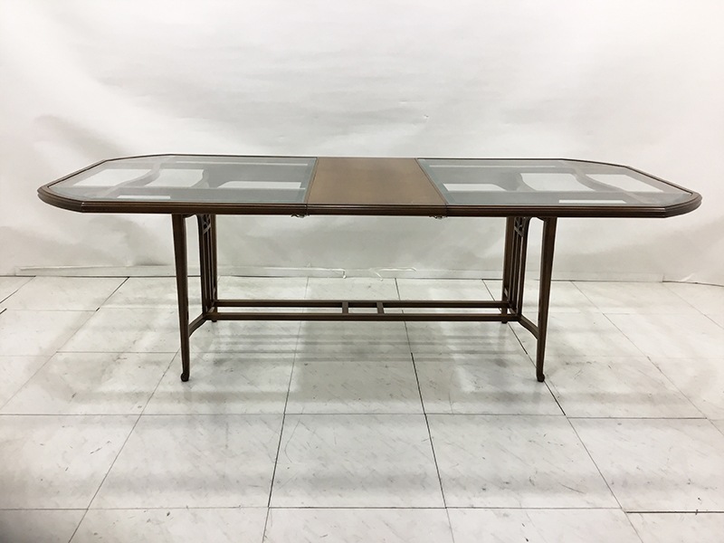 テーブル ART71 ガラストップ/県外倉庫保管品/数量限定特別ご提供品(新品)