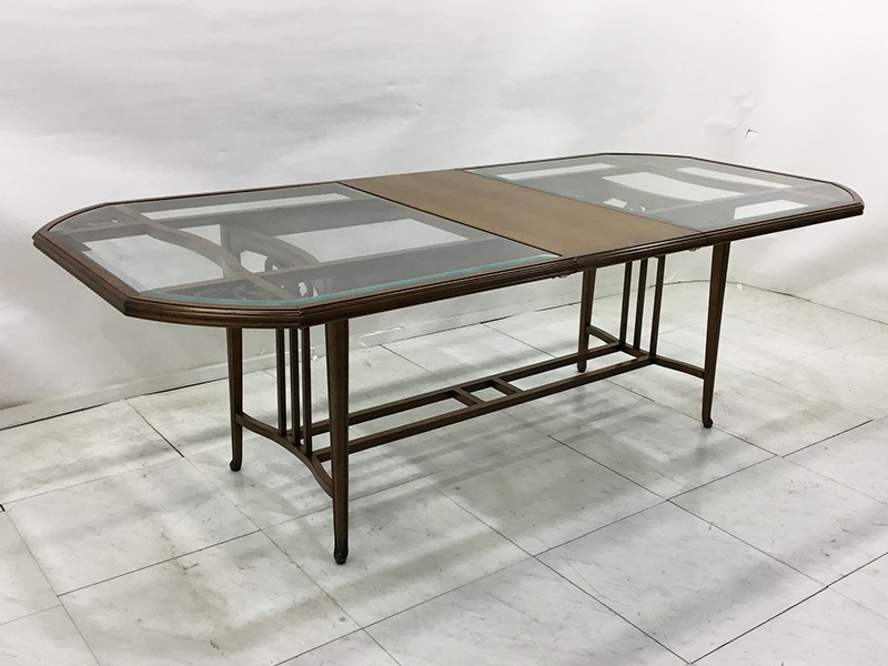 テーブル ART71 ガラストップ/県外倉庫保管品/数量限定特別ご提供品(新品)