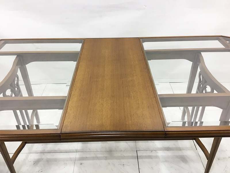 テーブル ART71 ガラストップ/県外倉庫保管品/数量限定特別ご提供品(新品)