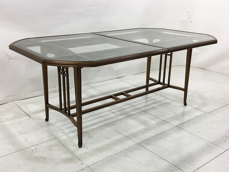 テーブル ART71 ガラストップ/県外倉庫保管品/数量限定特別ご提供品(新品)