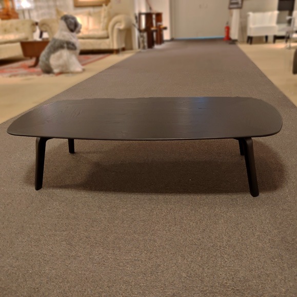 センターテーブル「フィオリーレ」ダークブラウン色/アウトレット＆リワース大阪南港展示品