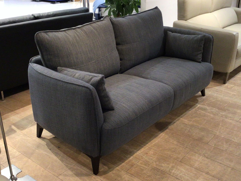 ソファ「アローナ」幅180cm 3人掛け 布ネイビー色 #H5709-10/南船橋店 